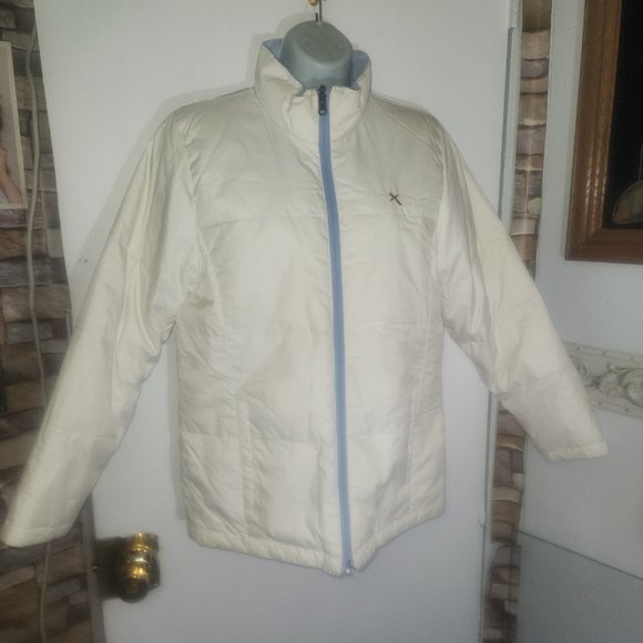 ZeroXposur White zipper front lined jacket in size X-small - Picture 9 of 15